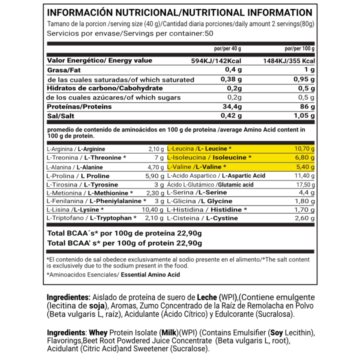 Comprar ISOLATE 100 ZERO Galleta 2KG | MaxTop