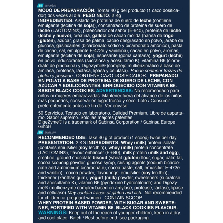 Comprar ISO PLUS ULTIMATE 2KG Galleta de Chocolate y Crema | Erix