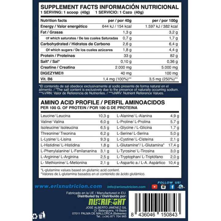 Comprar ISO PLUS ULTIMATE 2KG Vainilla y Avellana | Erix