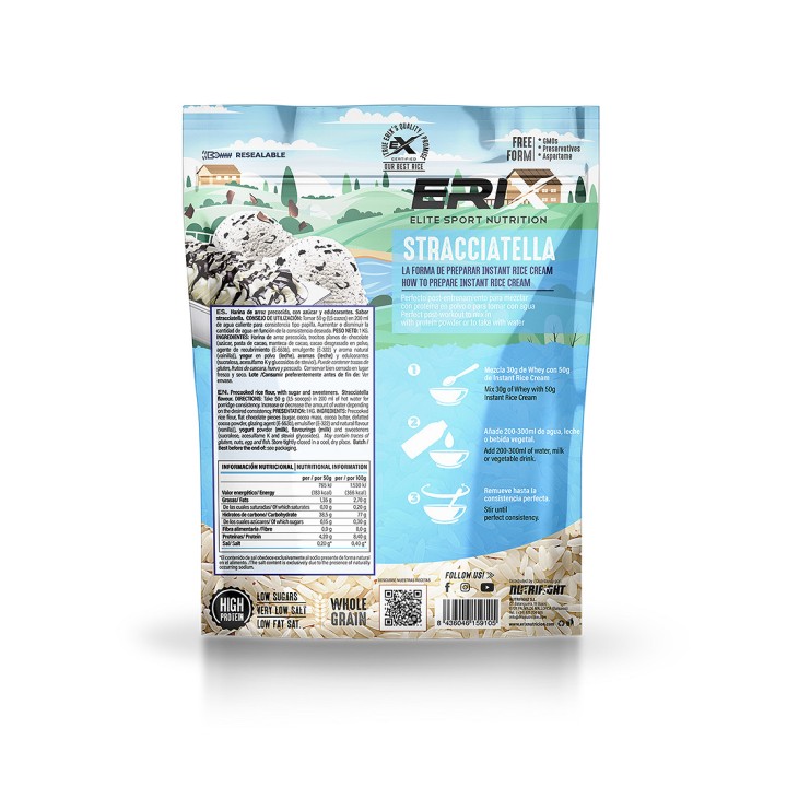 Crema de Arroz 1KG Stracciatella