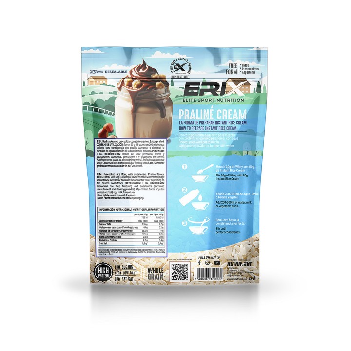 Crema de Arroz 1KG Praliné