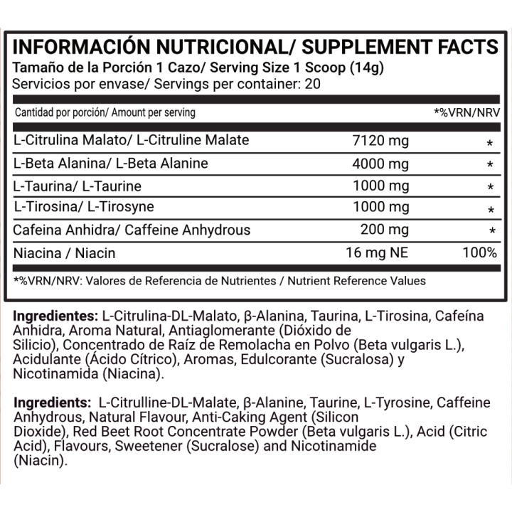 PREVIOUS Pre-Workout Sandía